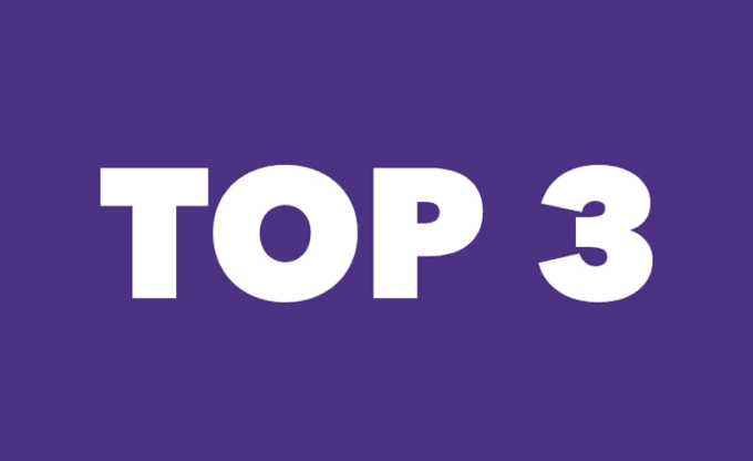 Топ три картинка. Top 3.