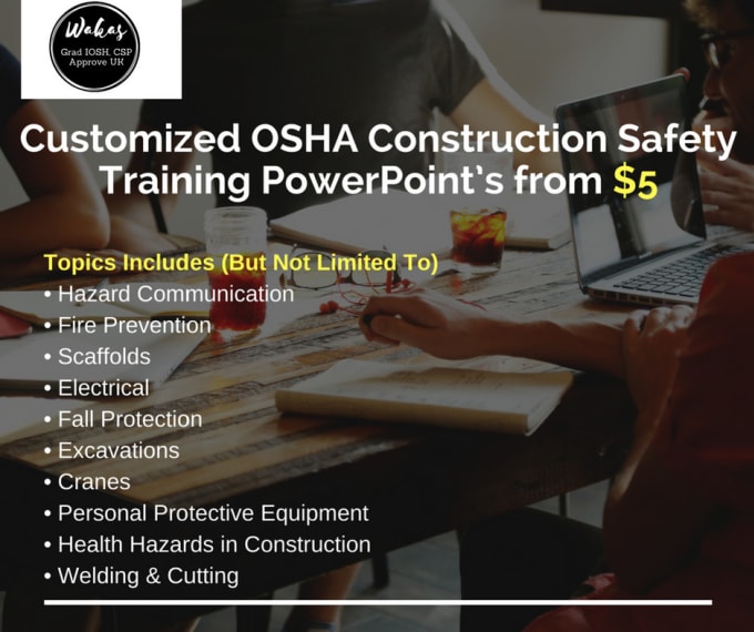 Create Customized Osha Construction Safety Training Powerpoint By Wakasakmm 