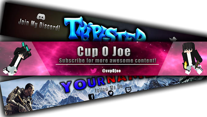 Make You A Custom Youtube Or Web Banner By Joel2431