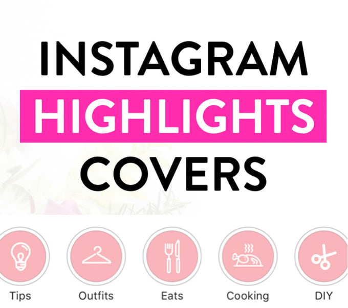 Design instagram highlight covers custom made by Karyface1