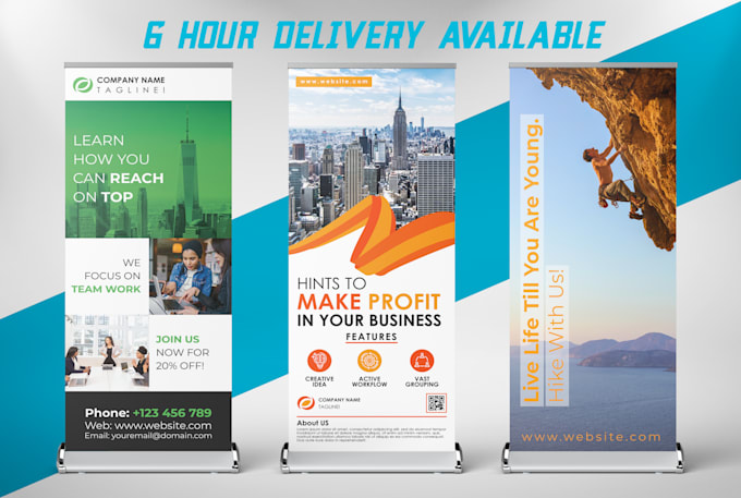 Design A Roll Up Banner Pull Up Event Banner Banner Ads By