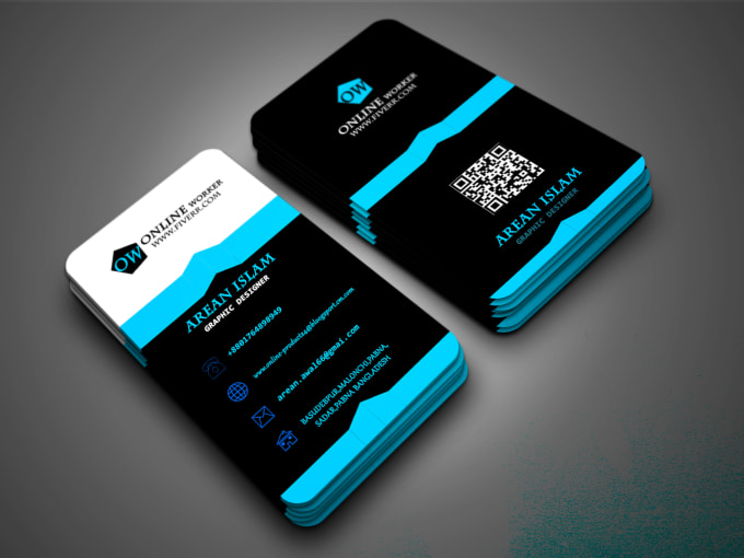 Do Design Stunning Business Cards Within Time 24 Hours By Arean Bd24