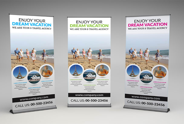 Do An Amazing Roll Up Banner Design By Only1tuhin