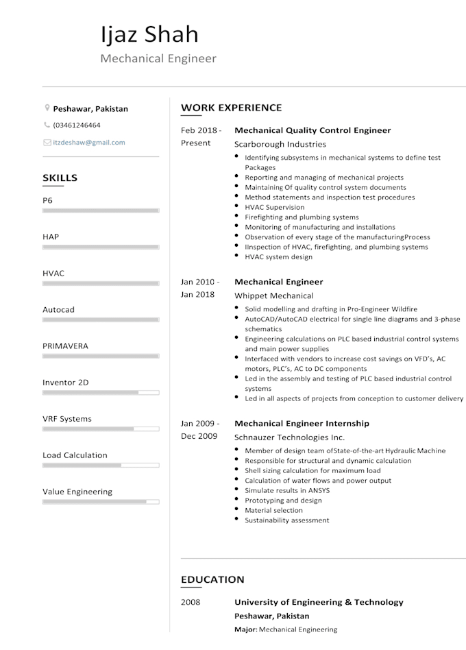 Make a cv, resume and cover letter by Ijazshaw786 Make a cv, resume and cover letter by Ijazshaw786