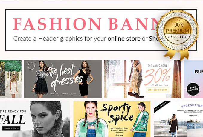 Create Professional Fashion Banner By Vinqgroup