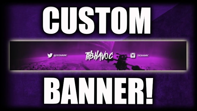 Template Or Custom Youtube Banners By Visualsofditta