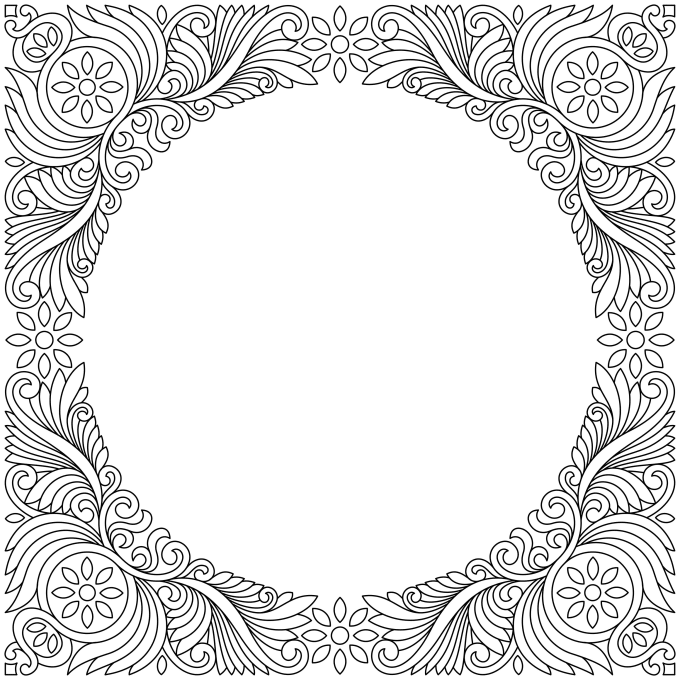 Mandala Art Frame