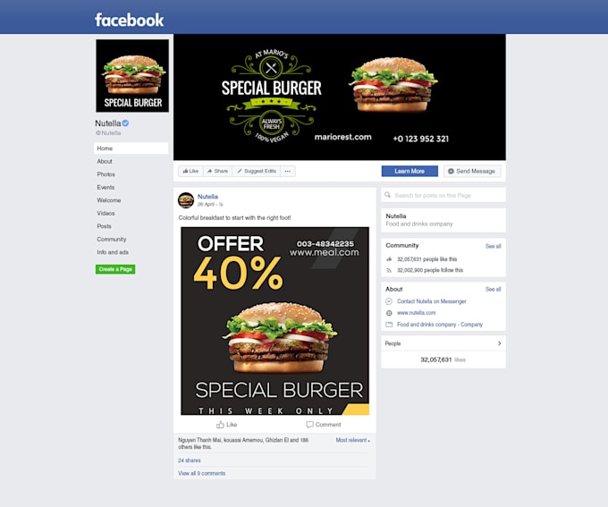 Create A Facebook Business Page With Cover And Banner Design By