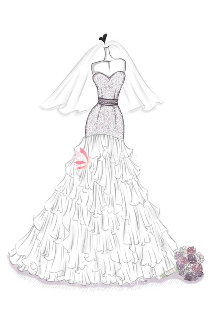Do A Very Elegant Groom Fashion Drawing By Bysara