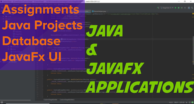 I will do javafx or java applications | Desktop applications: Java? C++ ...