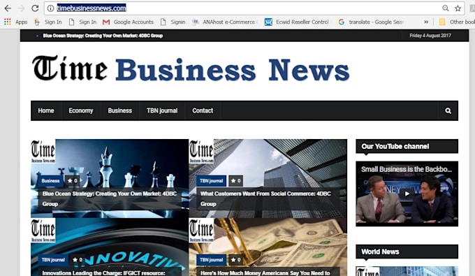 Add Your Banner Ads In Time Business News Tbn Magazine By Mullder