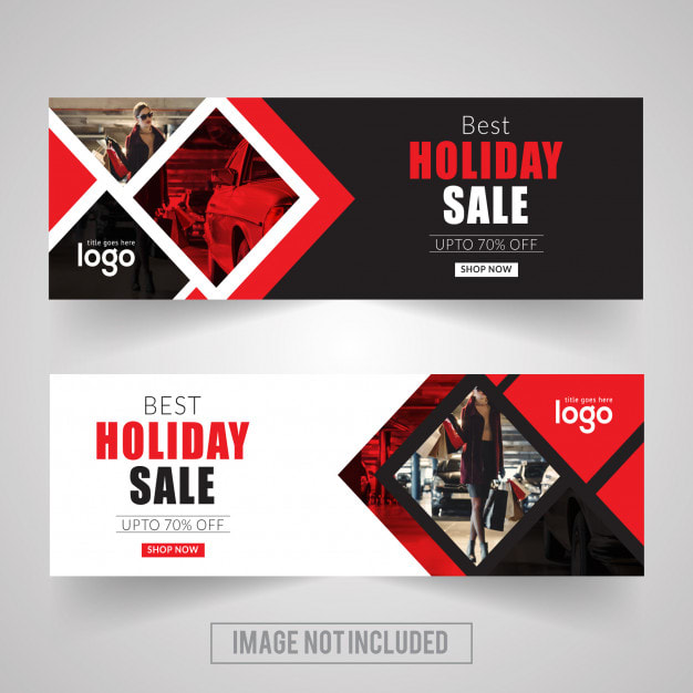 Designer Social Media Or Web Banner Maker By Obonitka