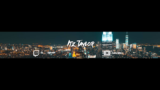 Create A Youtube Channel Banner For You By Itztaylor