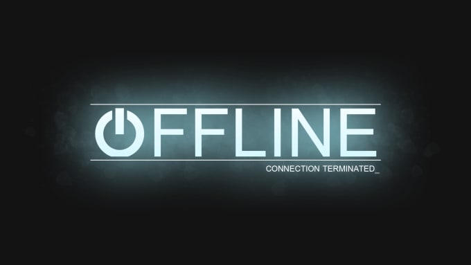 Design a twitch offline picture by Q_i99i