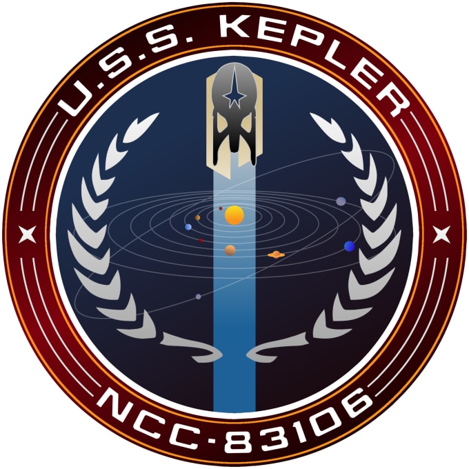 Create custom star trek style ship patches by Jpness422