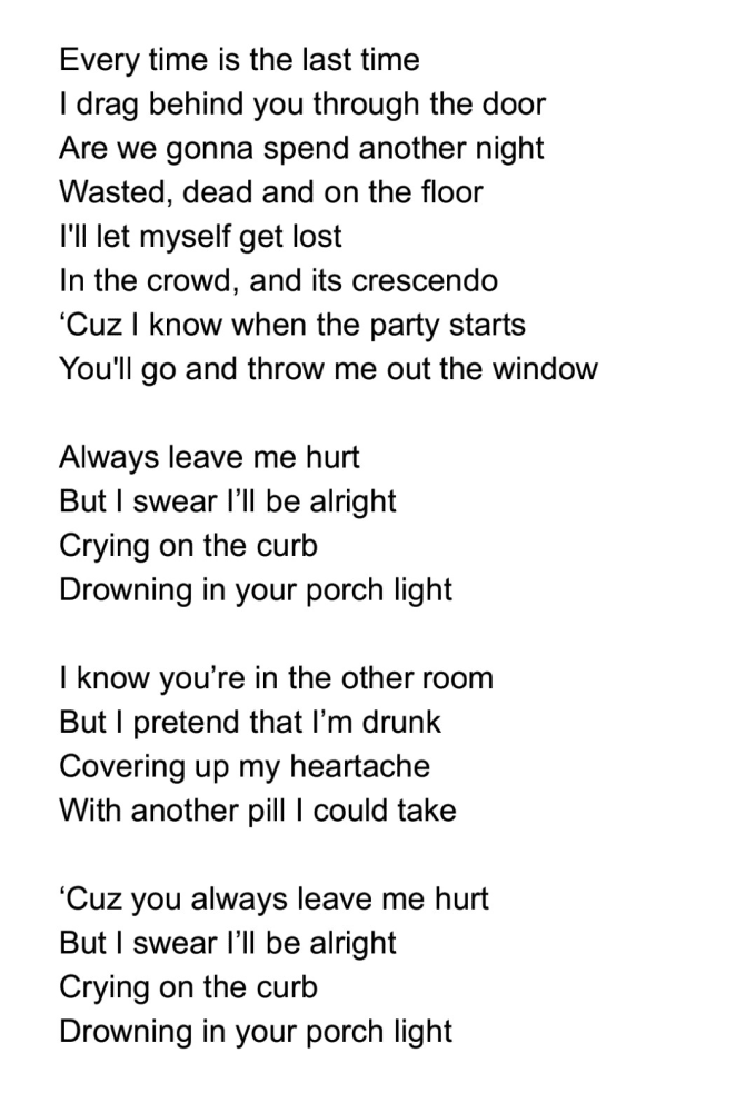 good for you lyrics musical