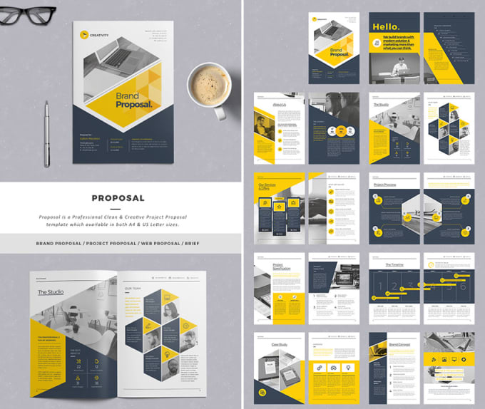 Design business proposal simply and editable by Bisiayo1