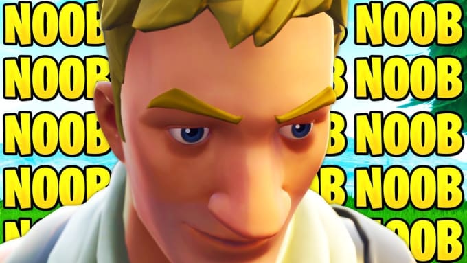 i will play like a noob with you on fortnite - fortnite noob