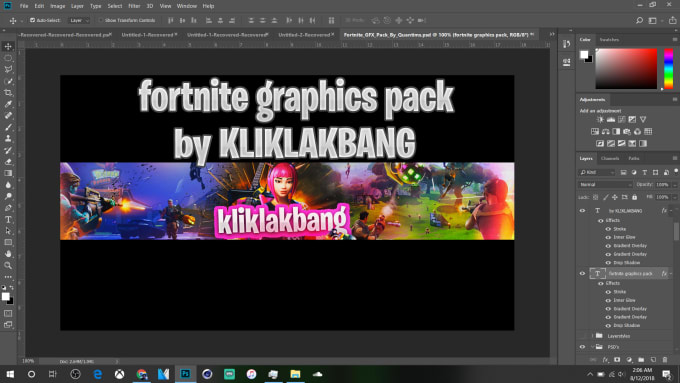 sell a customizable fortnite gfx pack - pack gfx fortnite png