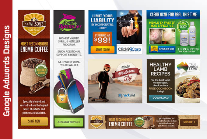 Design 6 Professional Web Banners For Ads By Technomeddev295