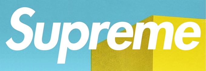supreme box logo custom text