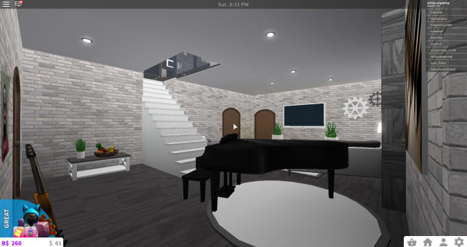 Make You A Nice Roblox Bloxburg Home By Xd7gaming - roblox bloxburg living room designs