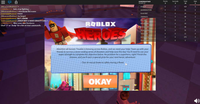 Roblox chat in game with only friends