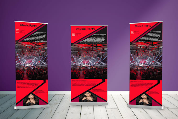 Awesome Standee Roll Up Restaurant Tourism Banner Design By