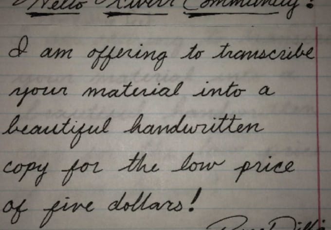 Add a personal touch by writing your text in beautiful cursive