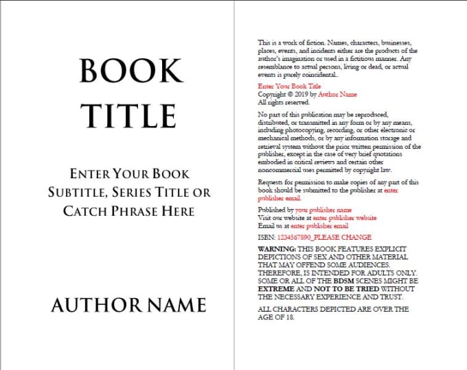Amazonvirtual I Will Design 7 New Paperback Templates For Your Print Books For 5 On Www Fiverr Com