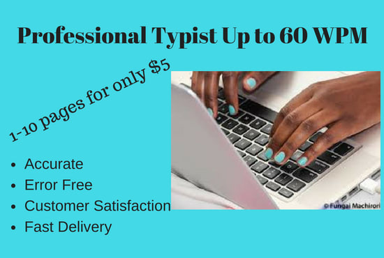 Typing services