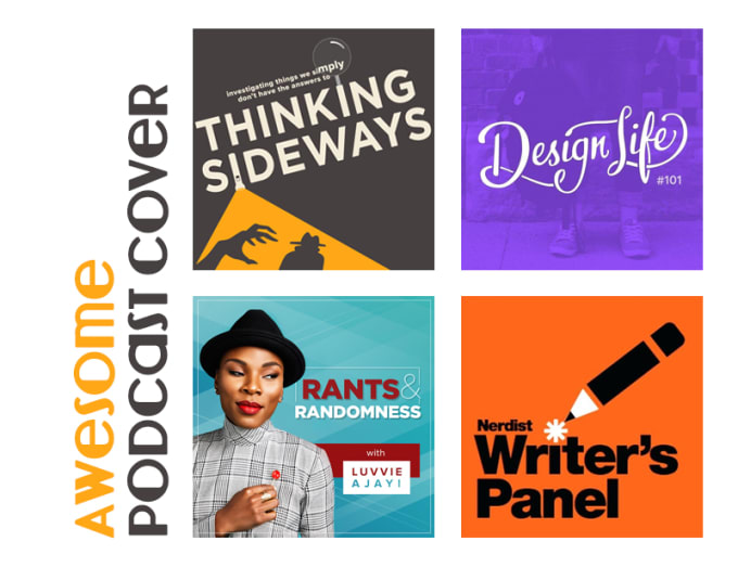 Design you a podcast cover artwork by Melhak