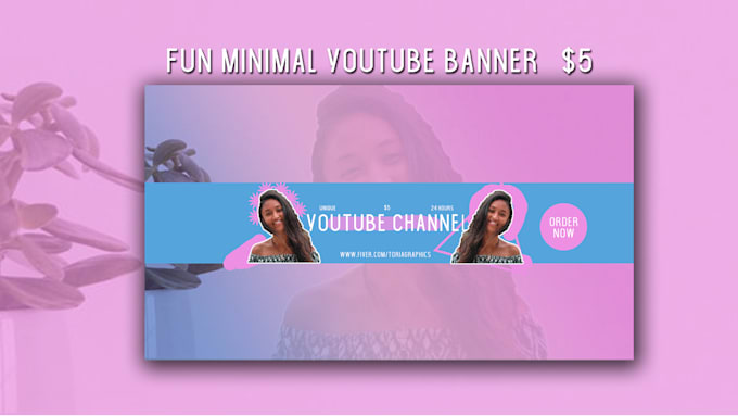 Minimal Youtube Banner 24 Hours By Toriagraphics