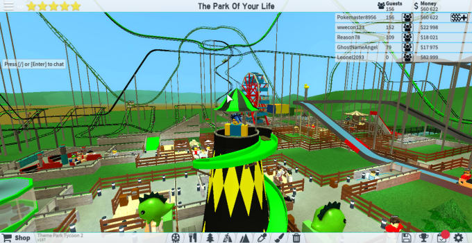 Build You A Theme Park In Theme Park Tycoon Roblox By Heplfulpro - build you a theme park in theme park tycoon roblox