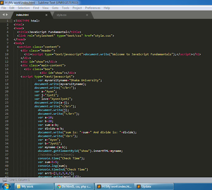 do html5 css php coding for your website by html_css_php php coding