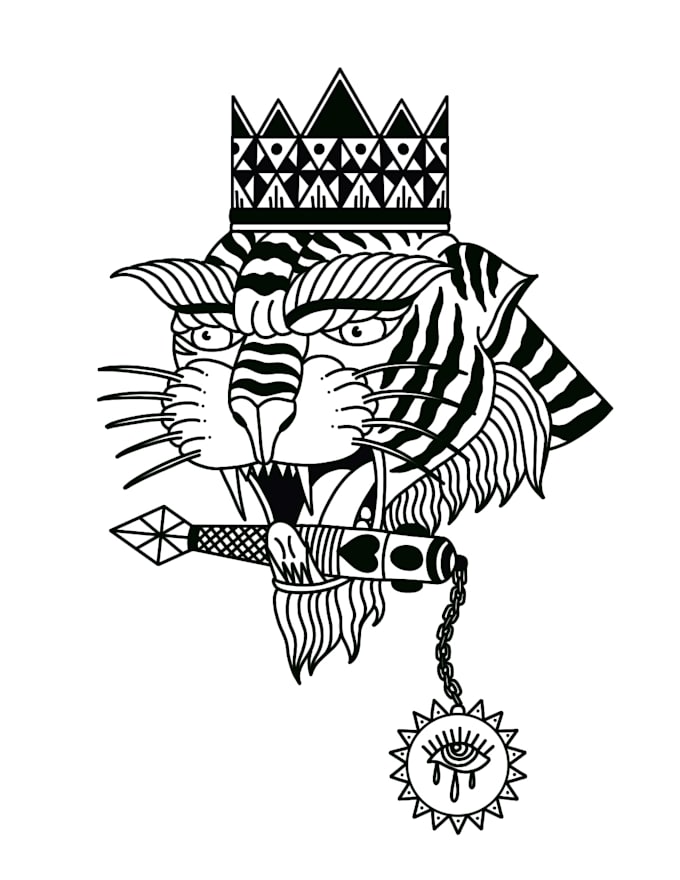 Create a custom tattoo stencil by Tommyleft