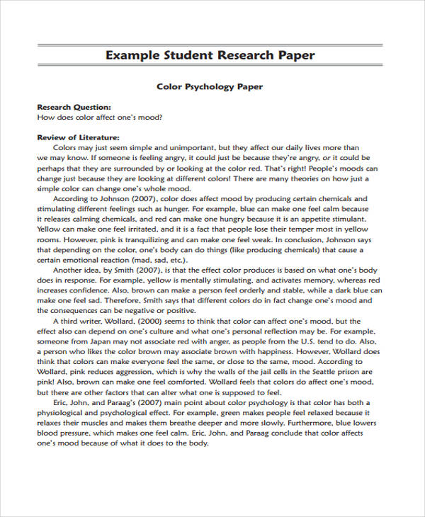 Scientific research paper help