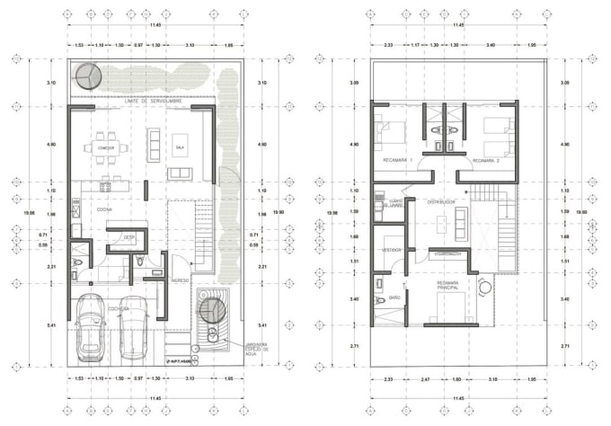 Draw you a detailed architectural plan by Adnankel