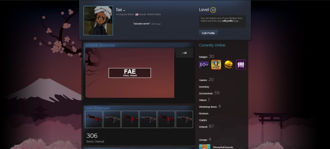 Steam Profile Artwork Showcase Level Things Artwork Paradise