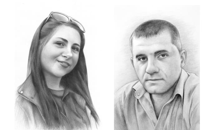 Draw A Realistic Black And White Portrait By Zoryanaart