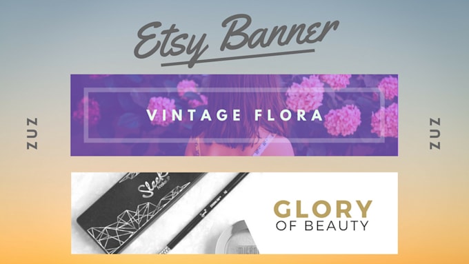 Design Your Etsy Banner Or Cover Photo By Zuzstudios