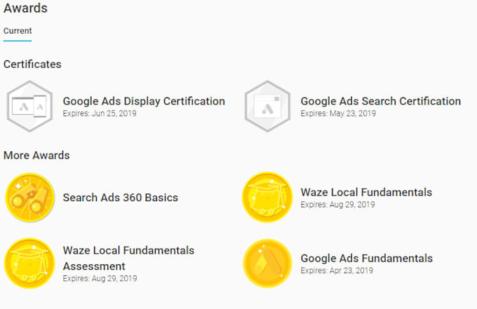 Google Ads Search Advertising Certification Assessment
