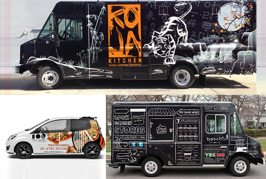 Do Trailerfood Truck Wrapvehicle Wrap Design