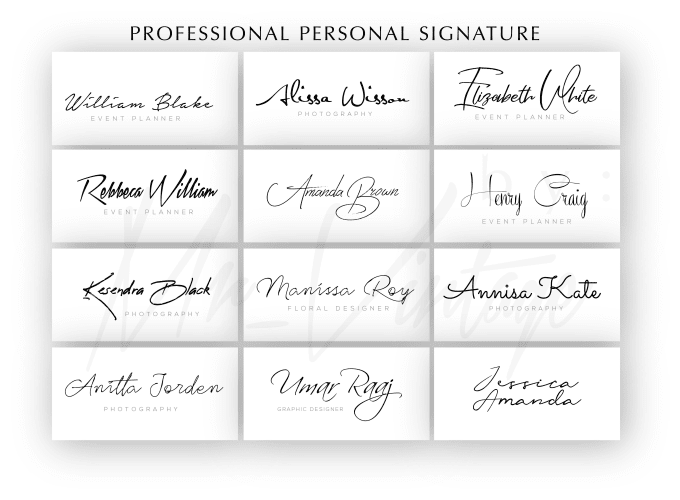 How To Do A Professional Signature