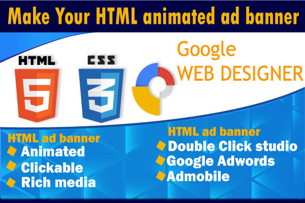 Create Animated Responsive Html5 Web Banner For Your Website And