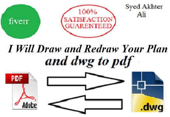 Draw And Redraw Your Floor Plan In Autocad By Akhtarali135