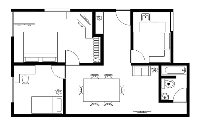 Design your floor plan, elevations, section for building