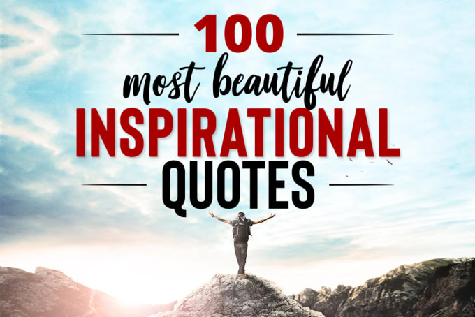 Design 100 inspirational quotes with your logo by Jamina23