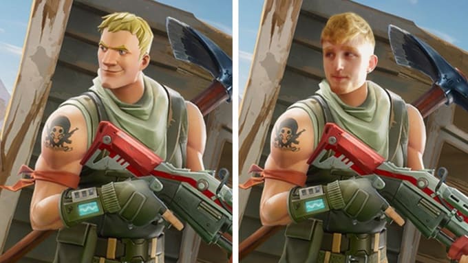 i will photoshop your face onto a fortnite character - fortnite character faces