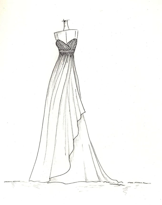 mysteryheart13 I will draw collection, sketch, fashion flat for you for $5 on www.fiverr.com